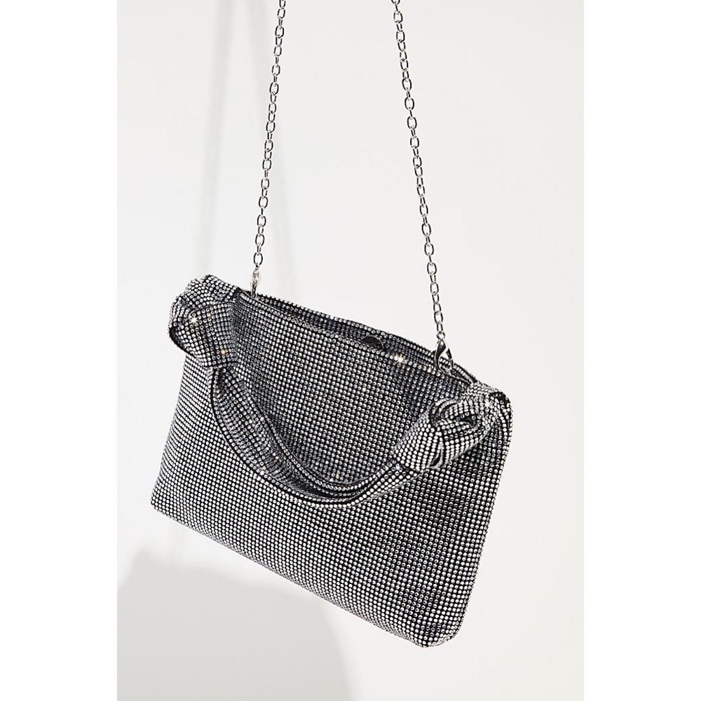 Free People Zaza Crystal Clutch Chain Crossbody - Picture 2 of 9